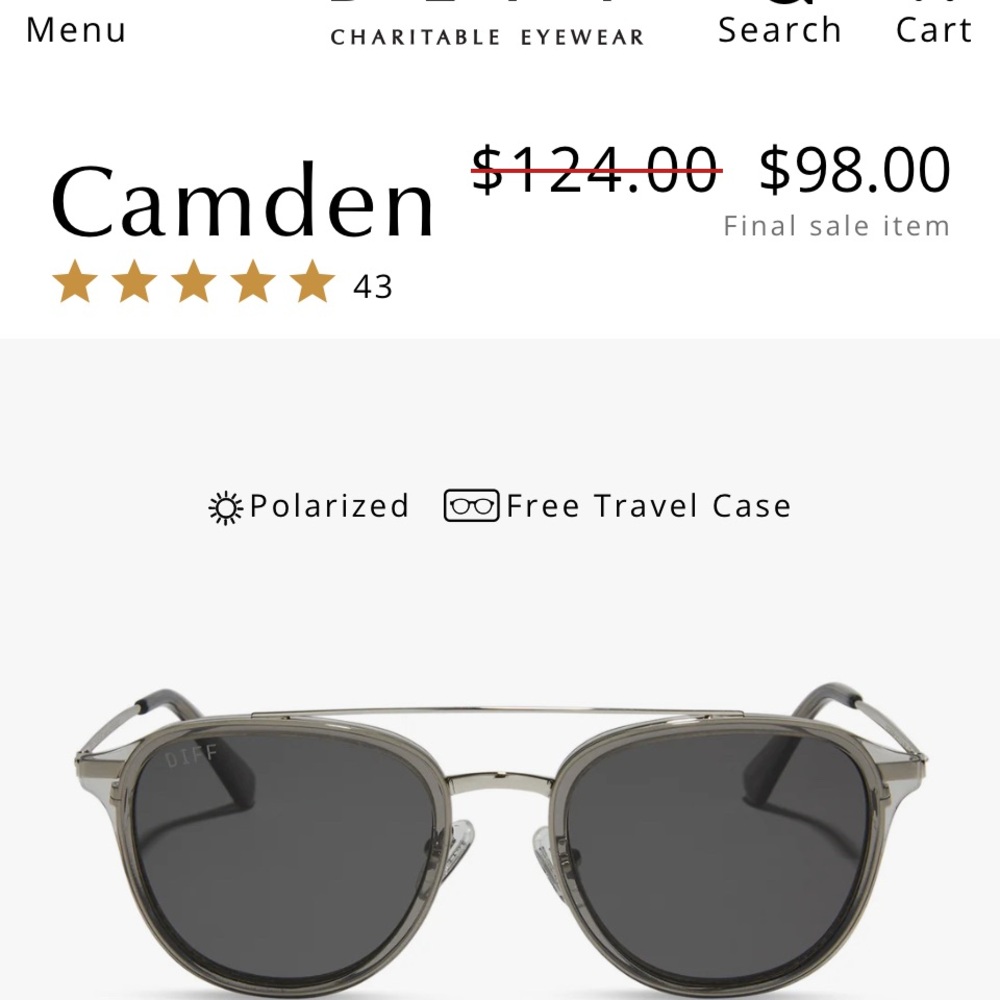 Gray Sunglasses